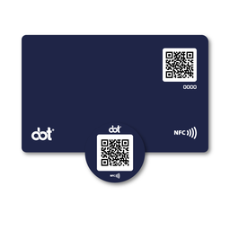 Navy blue card and button kit